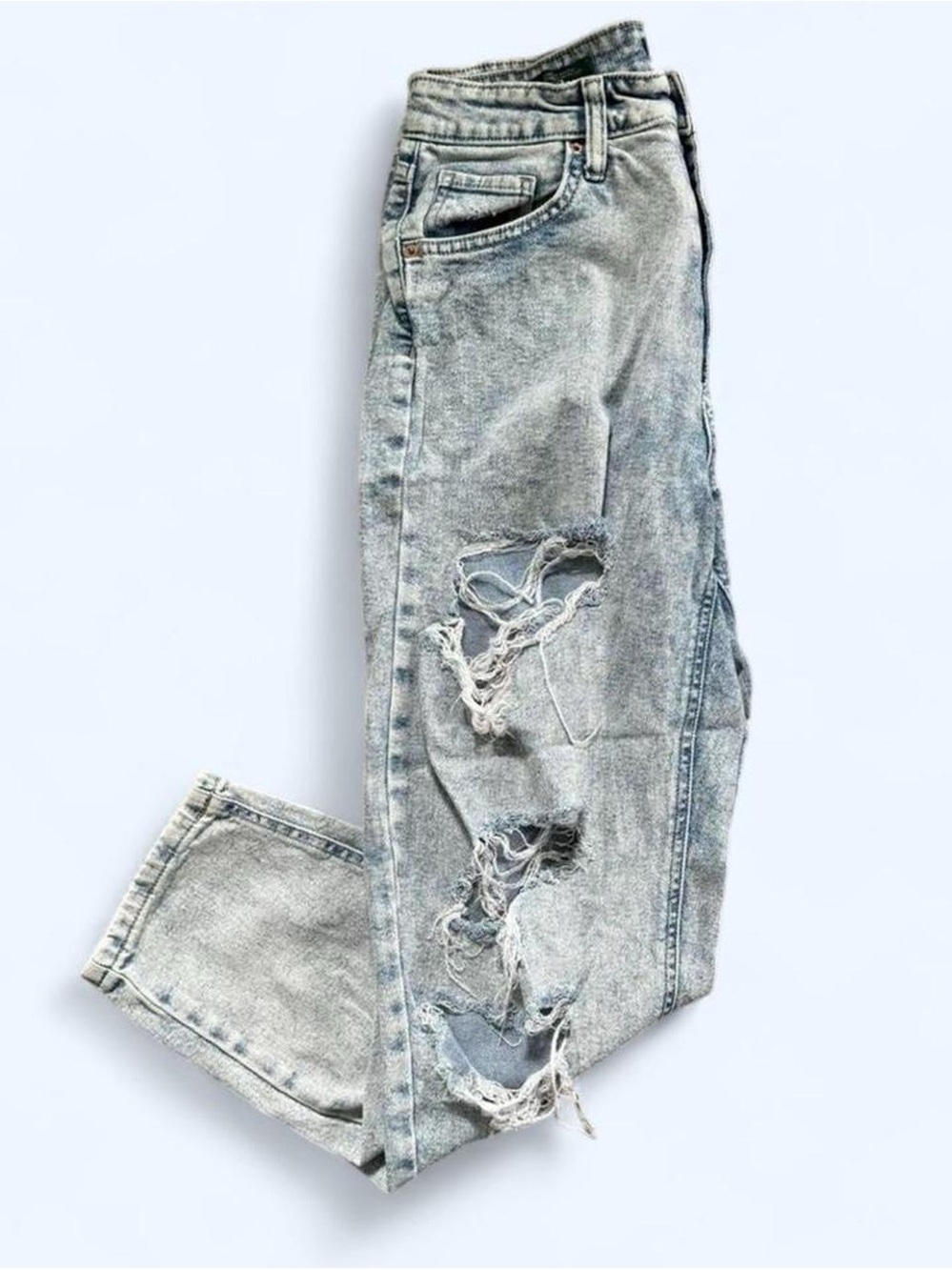 wild fable Light Blue Acid Wash High-Rise Jeans